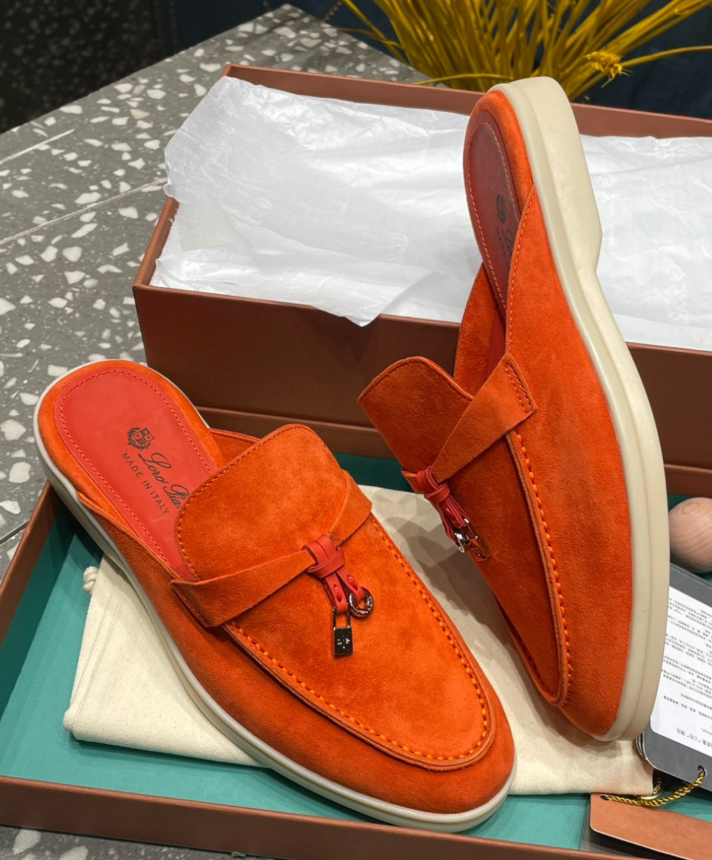 Babouche Charms Walk Mules