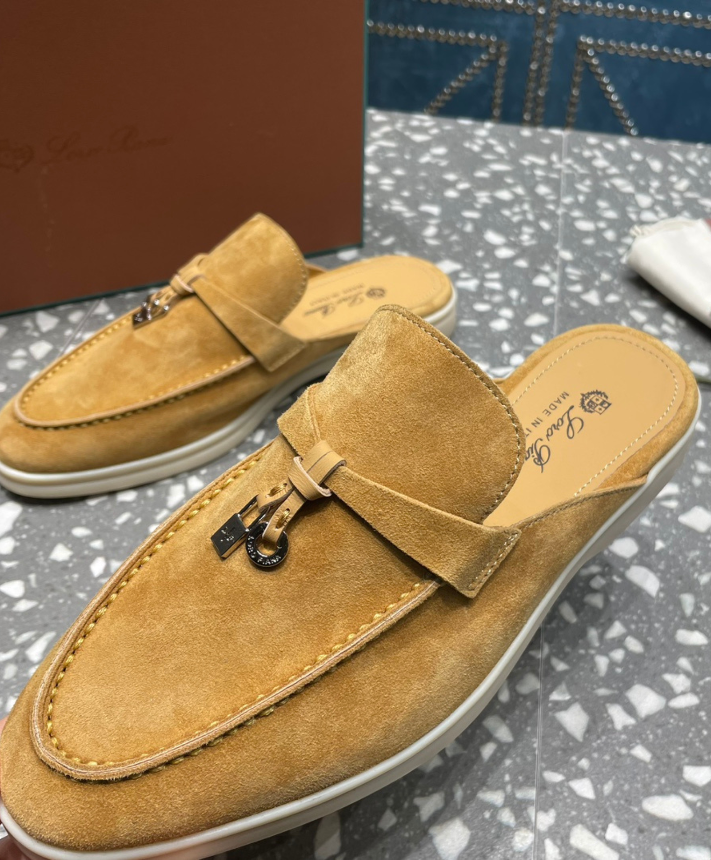 Babouche Charms Walk Mules