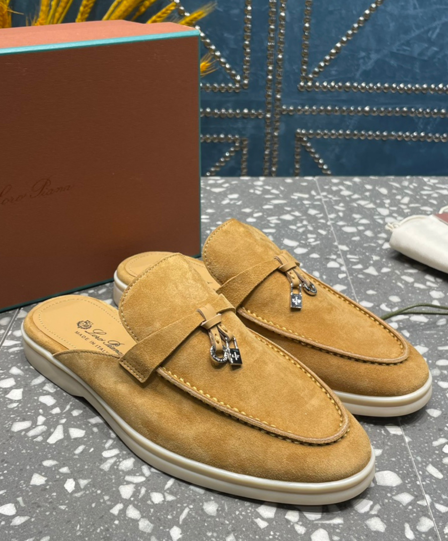 Babouche Charms Walk Mules