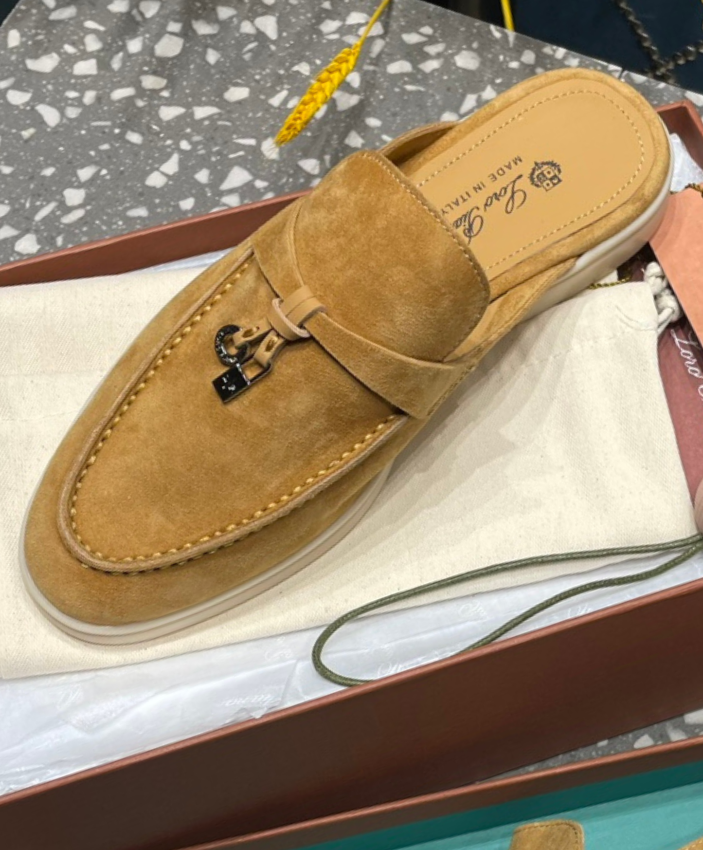 Babouche Charms Walk Mules