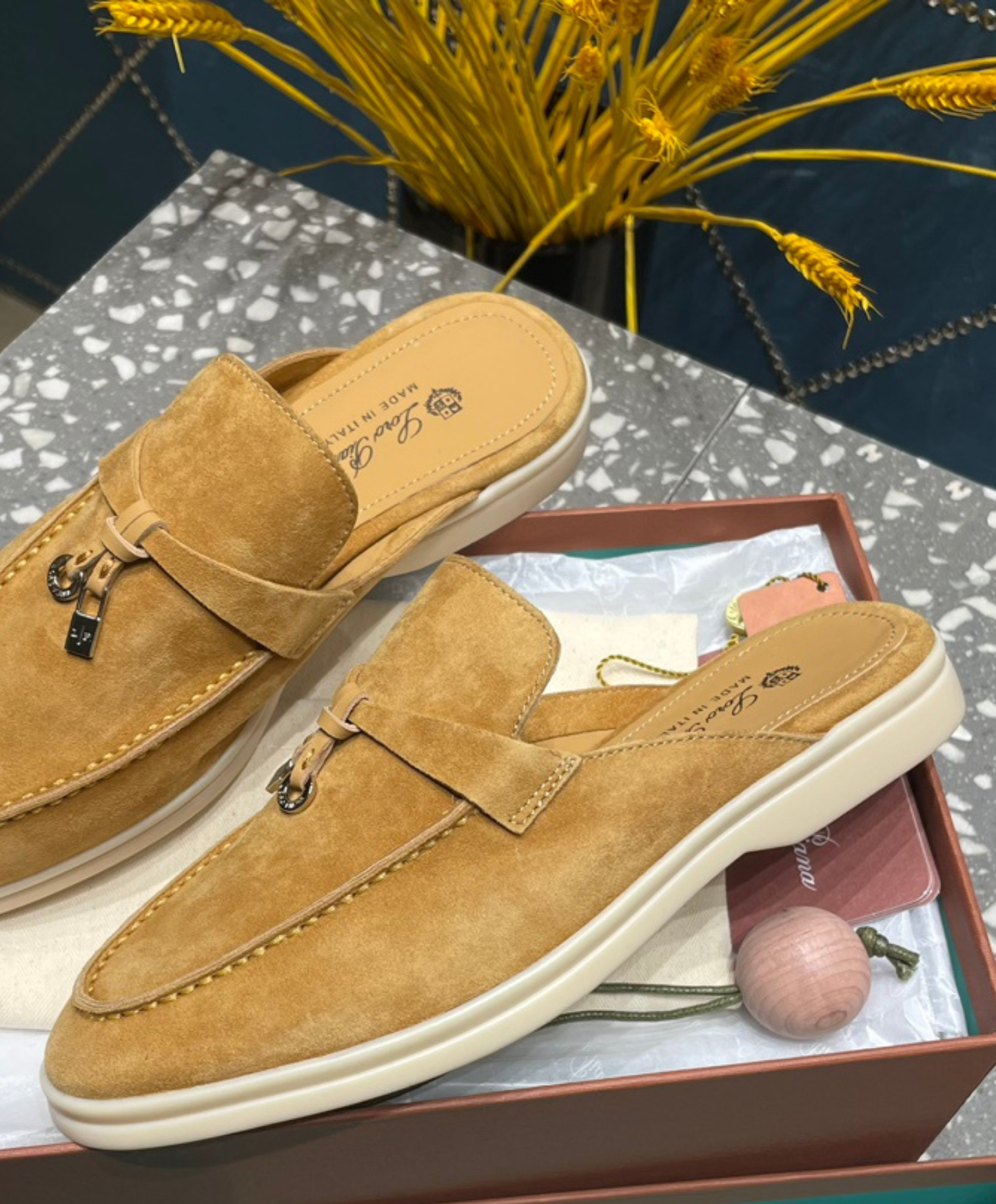 Babouche Charms Walk Mules