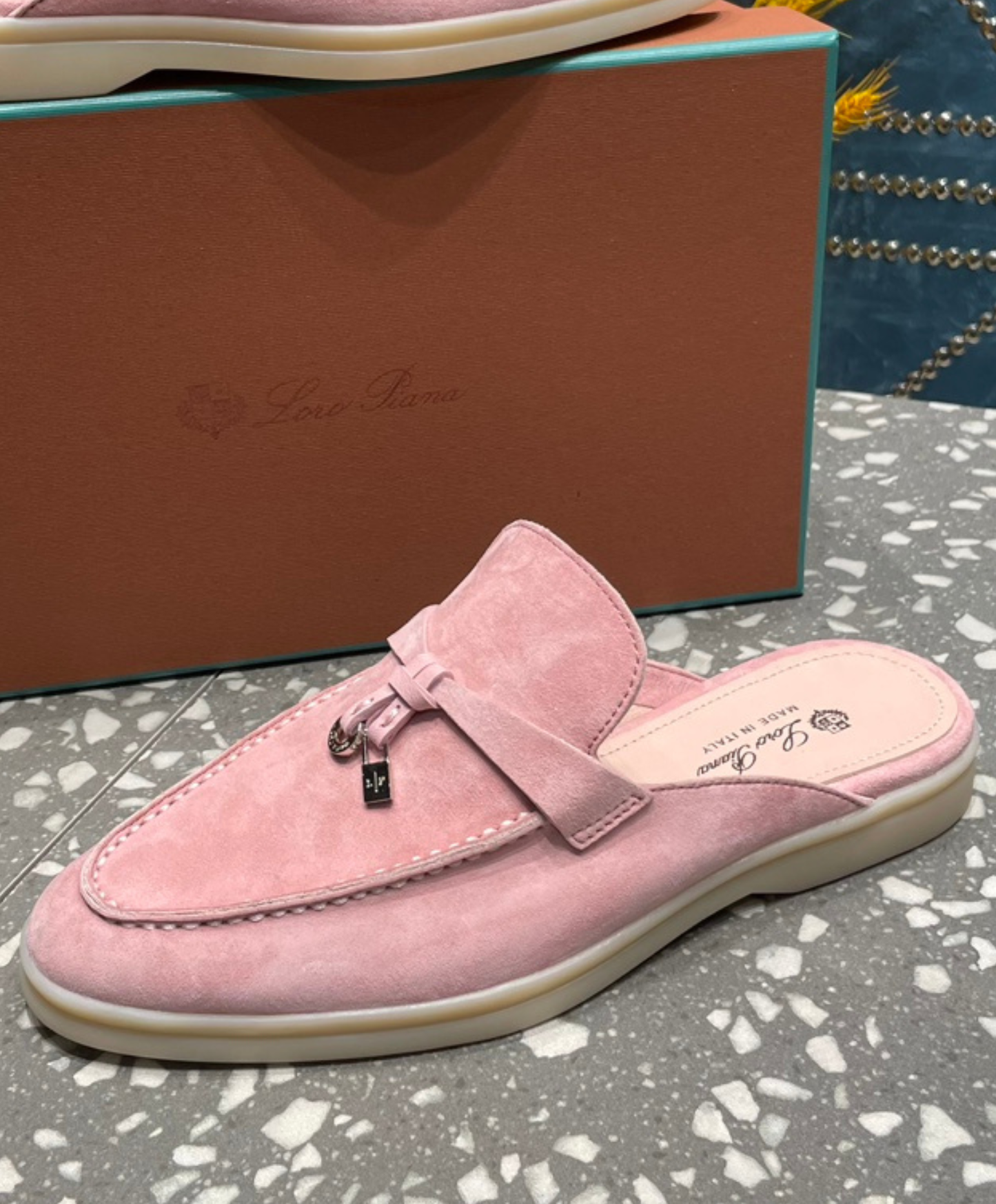 Babouche Charms Walk Mules