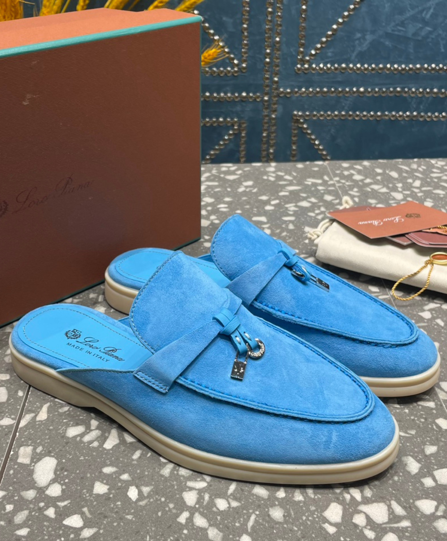 Babouche Charms Walk Mules