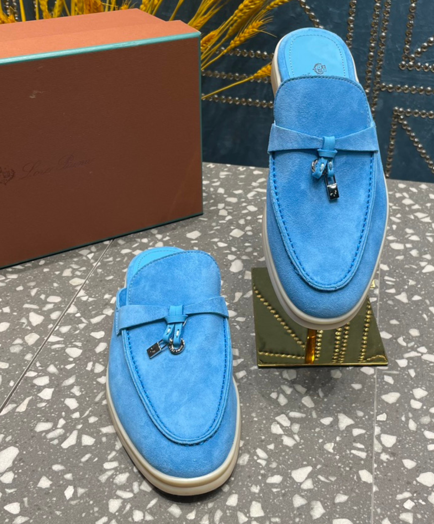 Babouche Charms Walk Mules