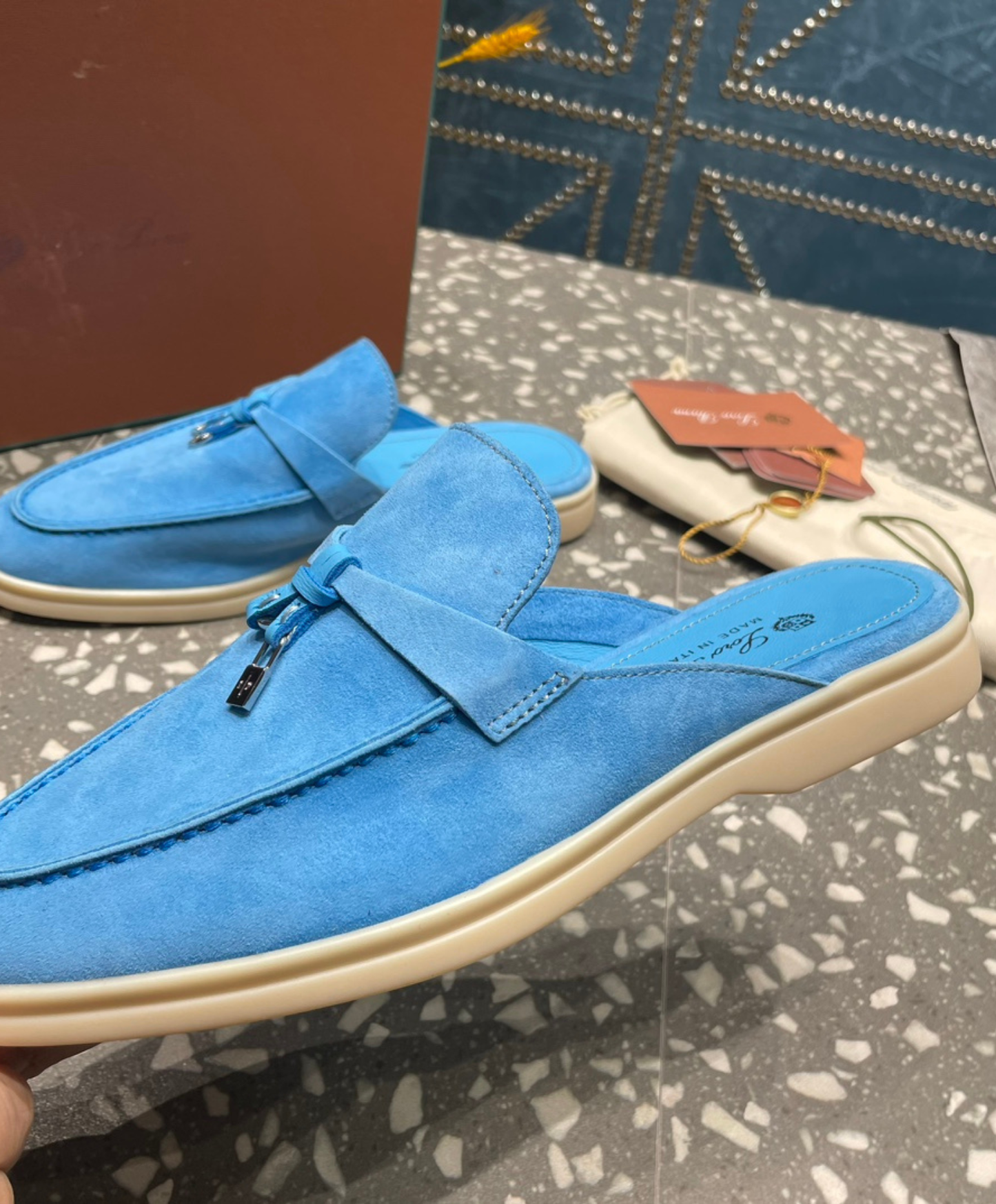 Babouche Charms Walk Mules