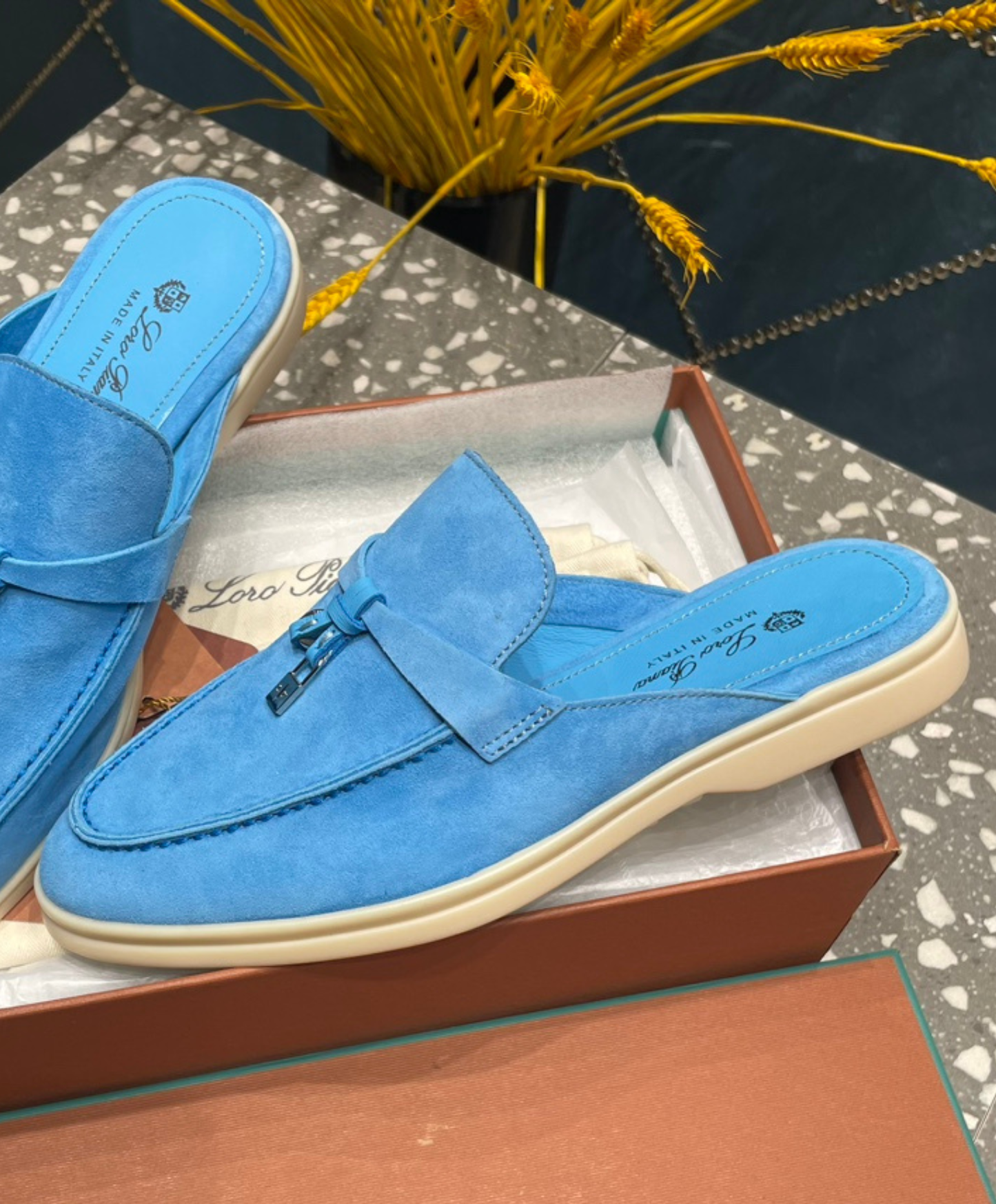 Babouche Charms Walk Mules