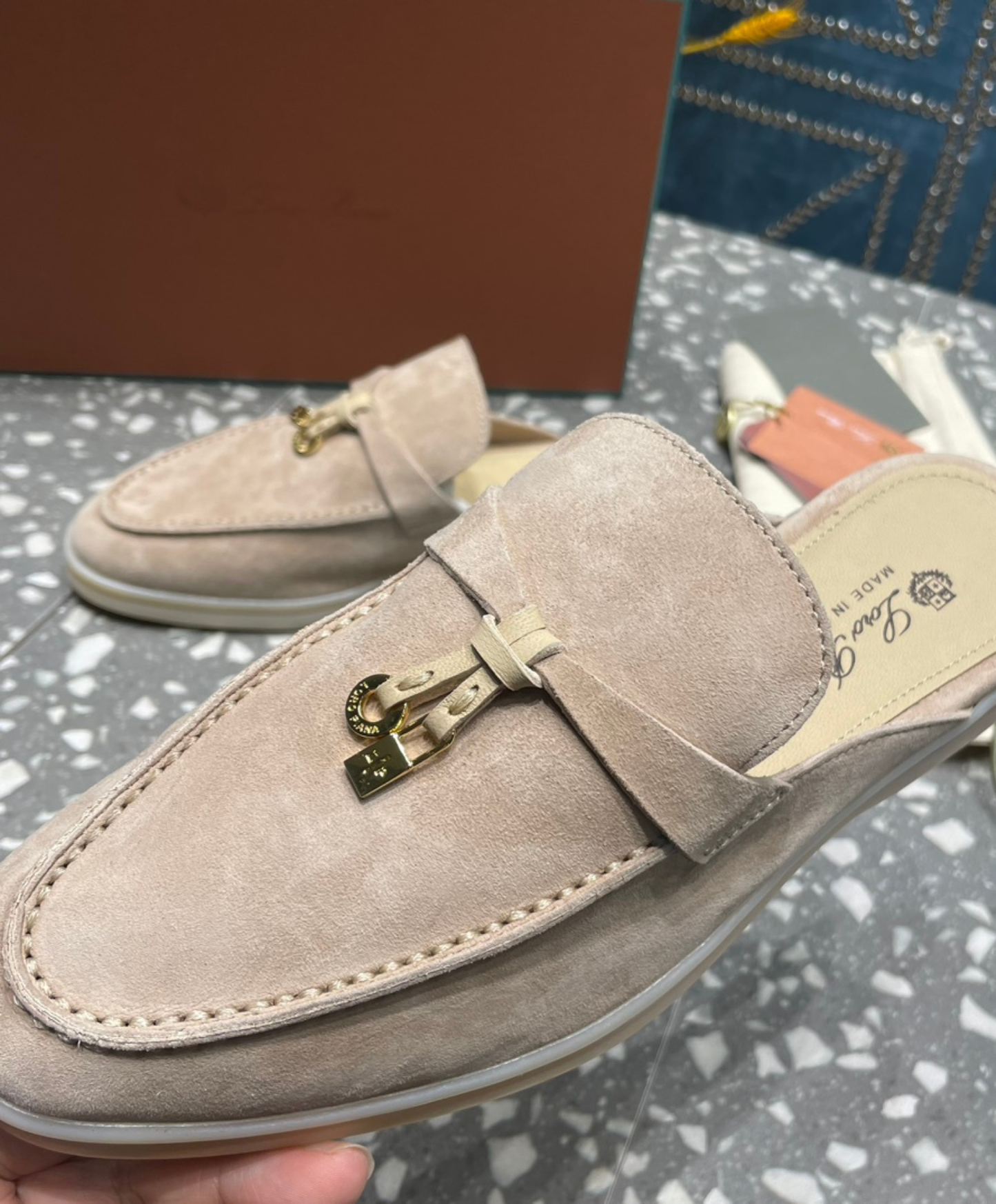 Babouche Charms Walk Mules