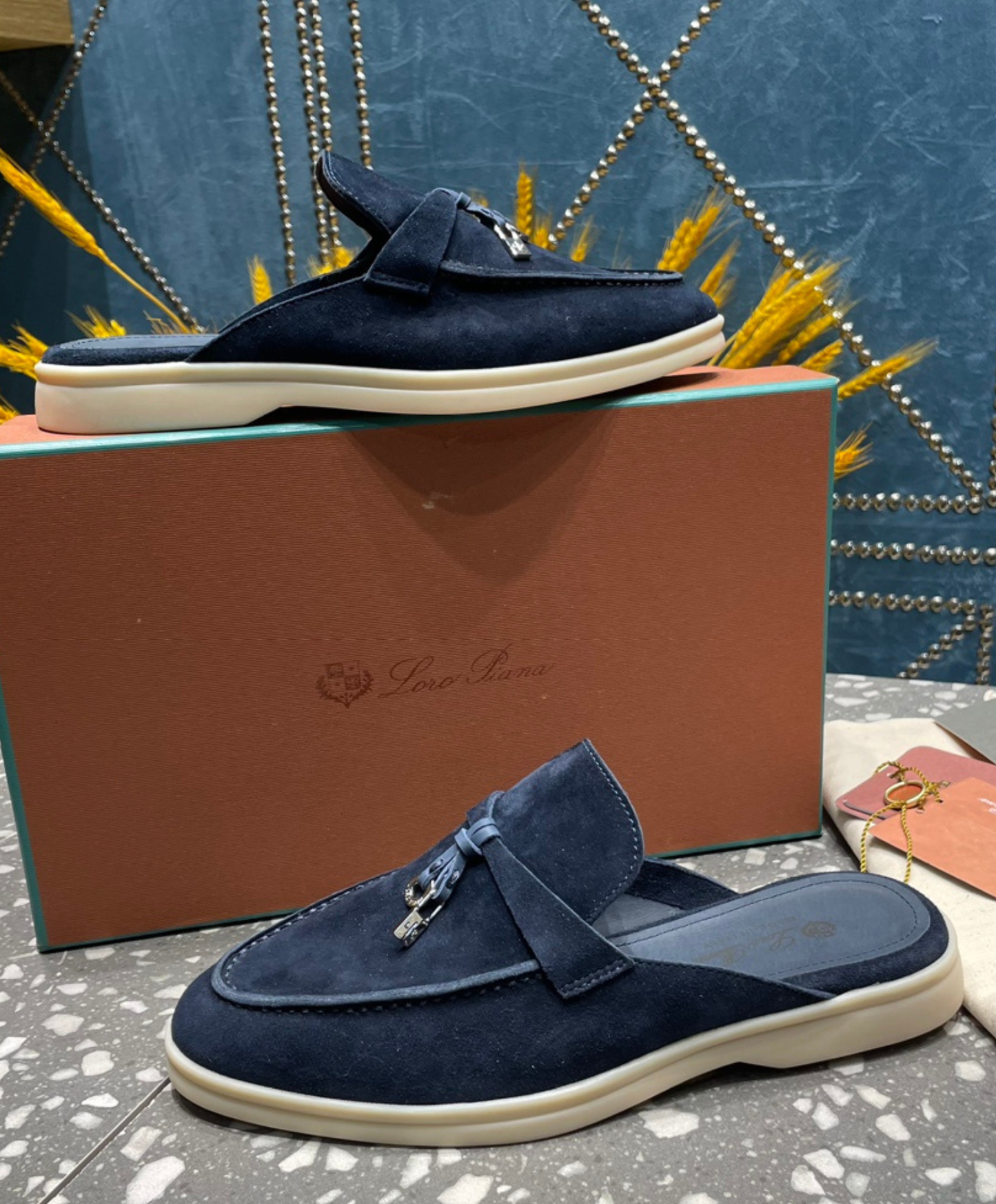 Babouche Charms Walk Mules