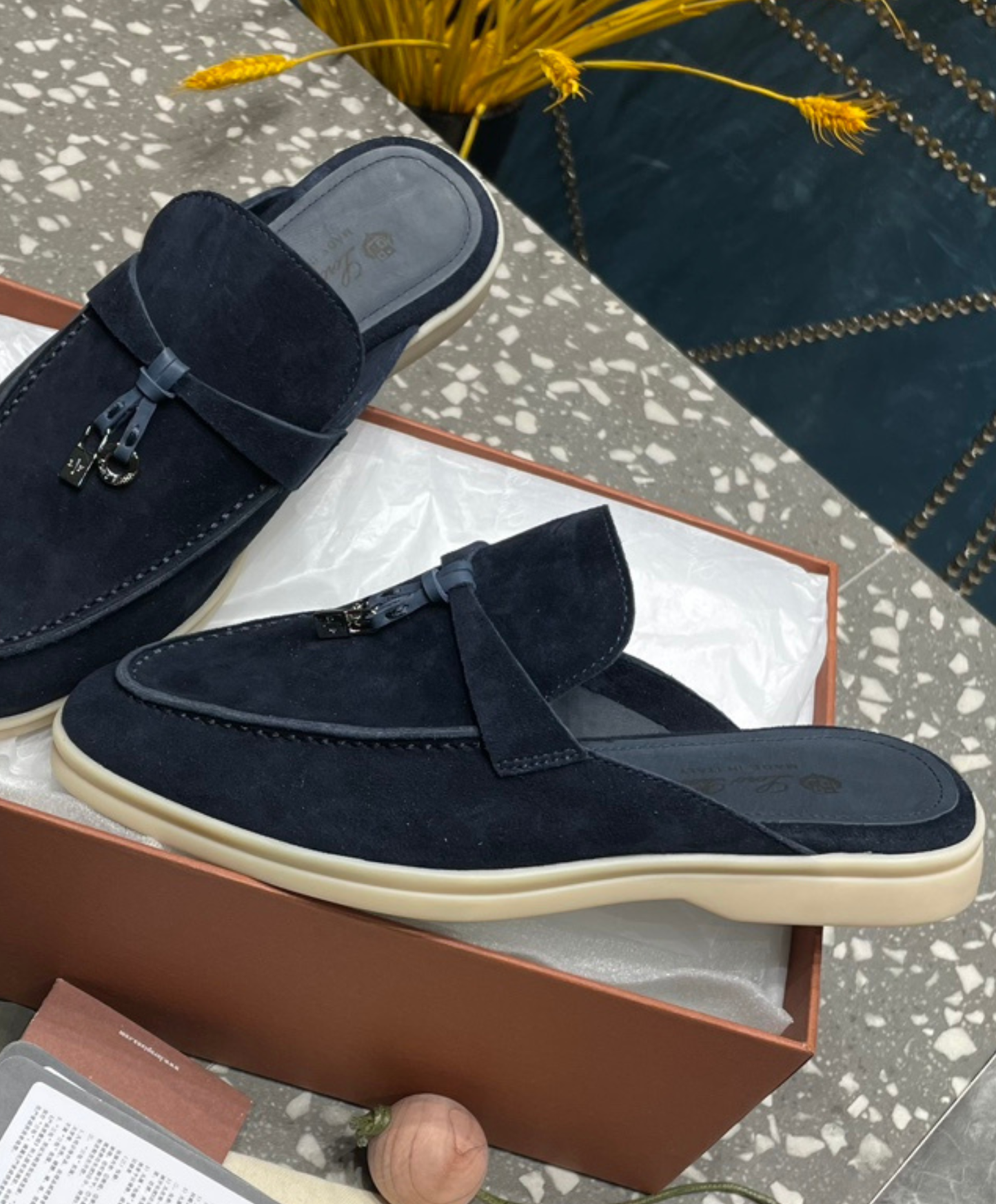 Babouche Charms Walk Mules