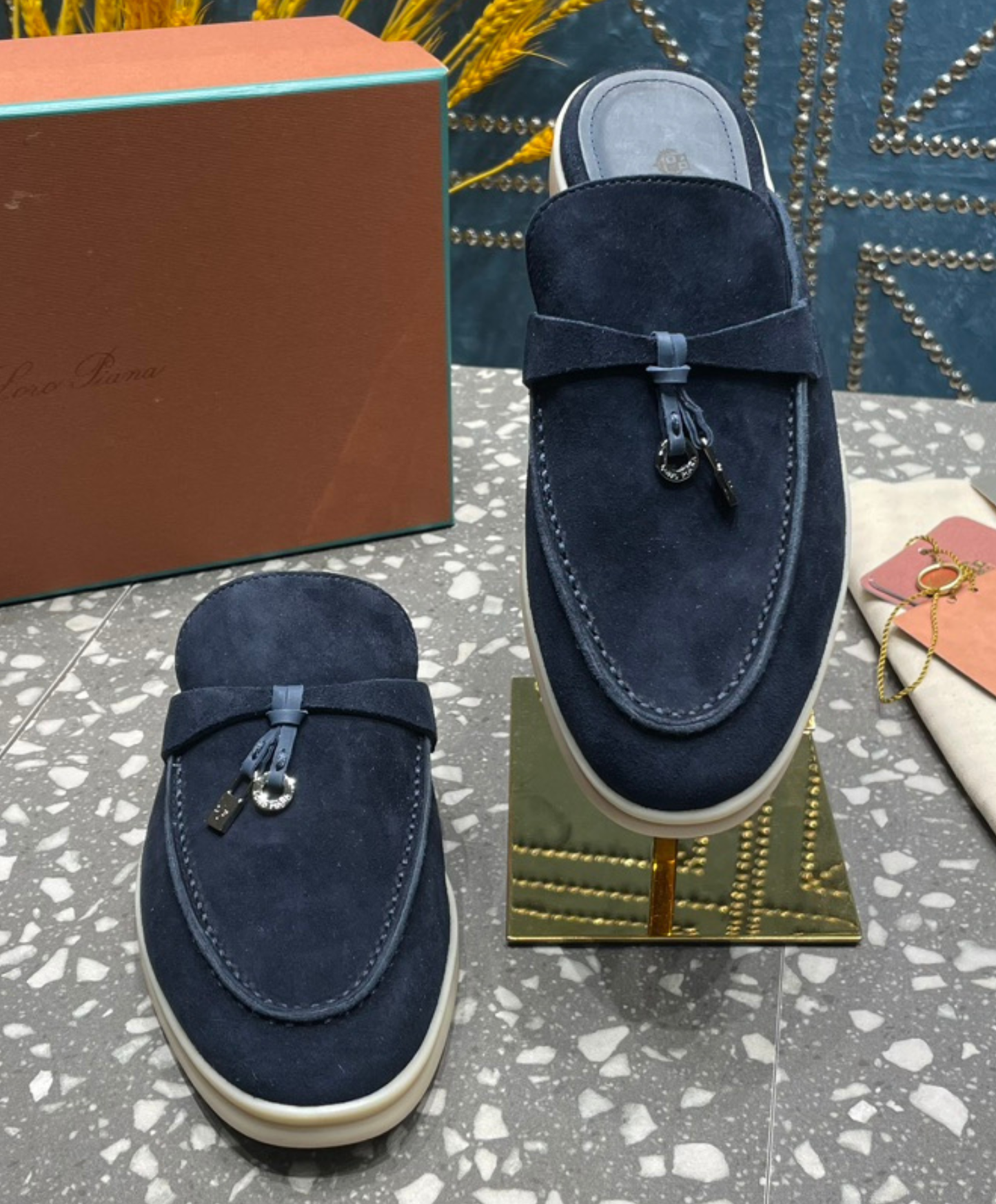 Babouche Charms Walk Mules