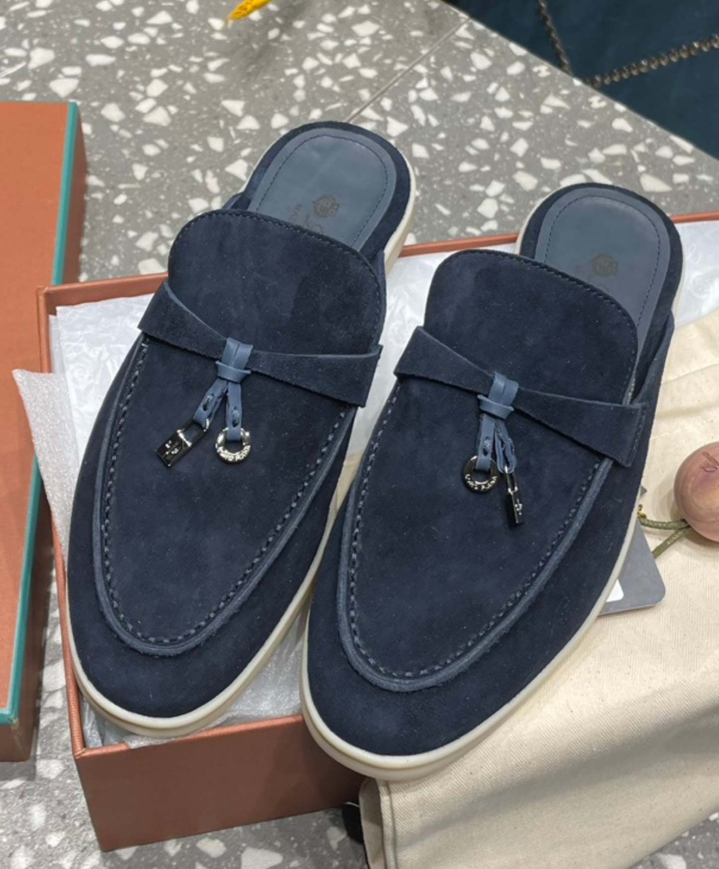 Babouche Charms Walk Mules