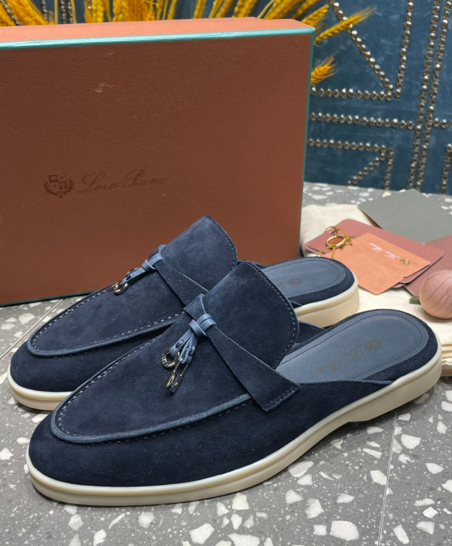 Babouche Charms Walk Mules