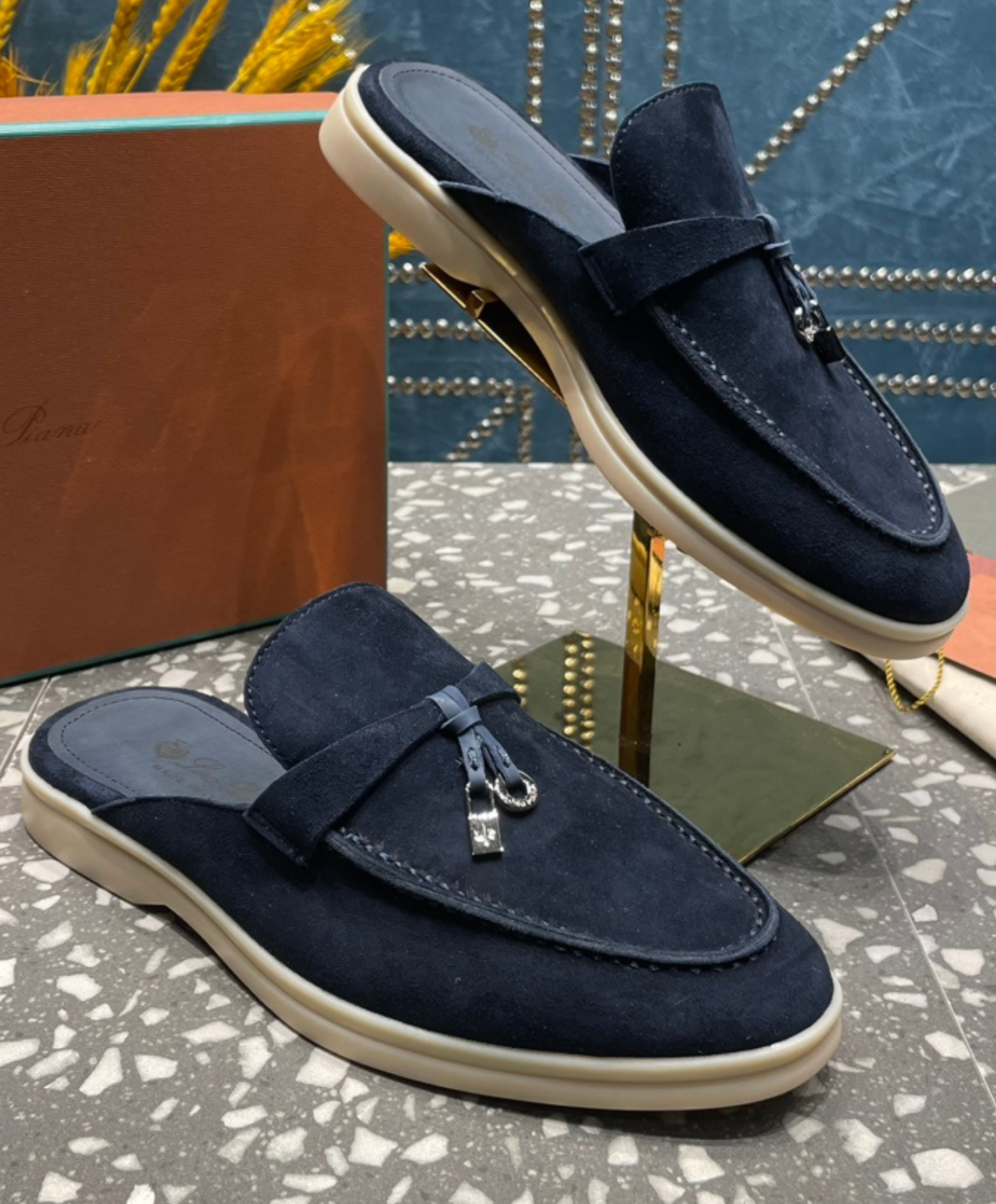 Babouche Charms Walk Mules