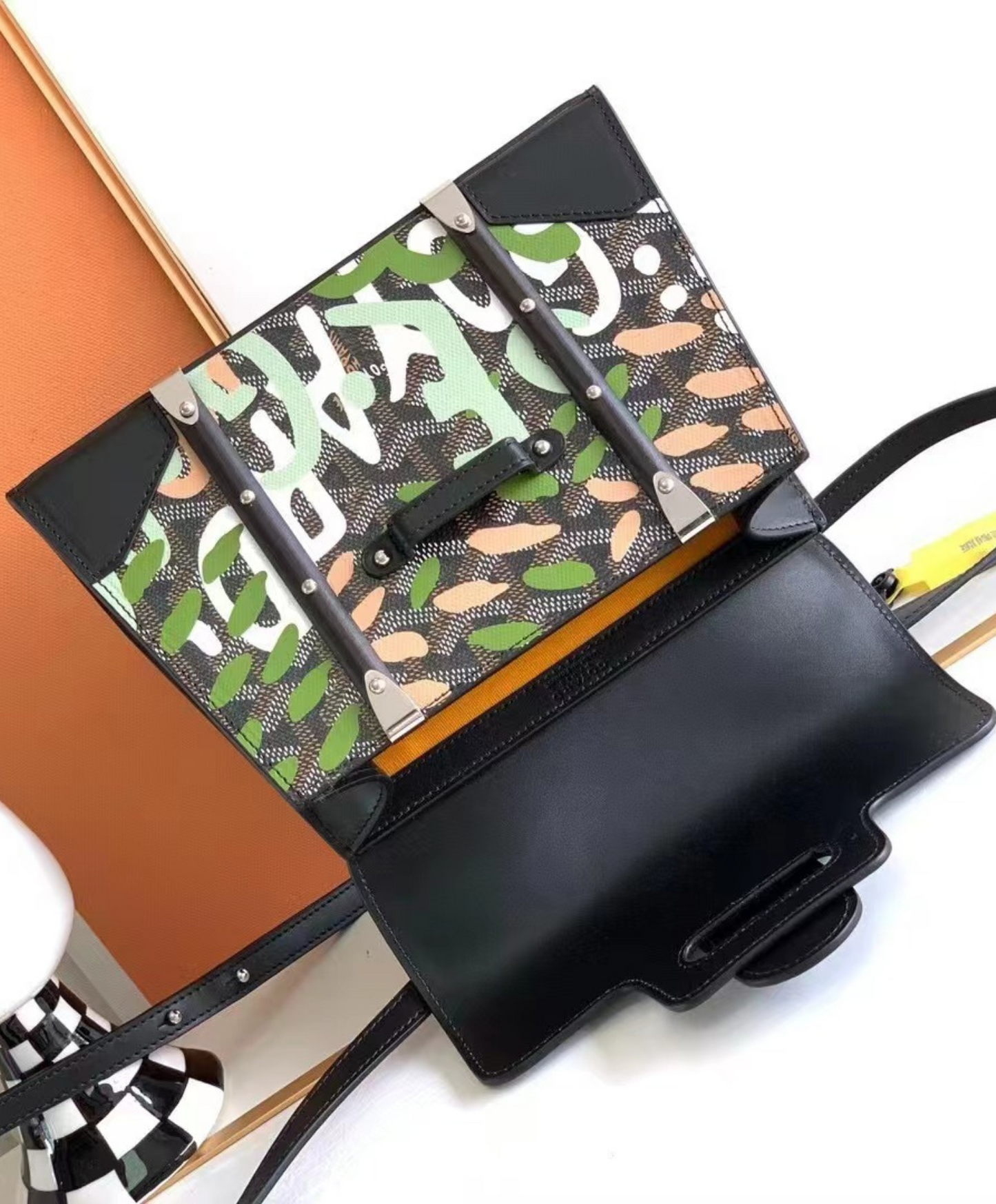 Saigon Structure Mini Bag Lettres Camouflage