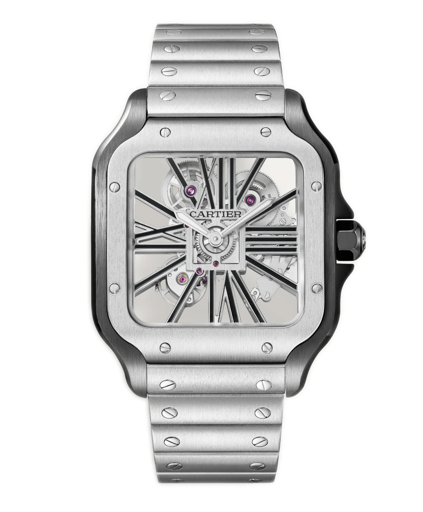 Santos De Cartier Skeleton Watch