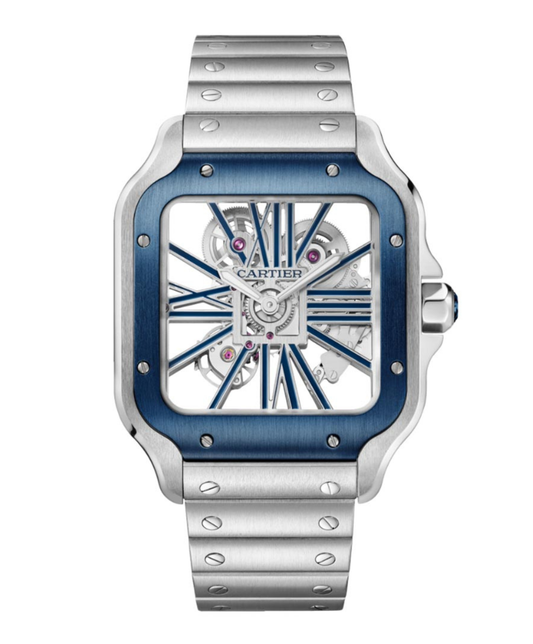 Santos De Cartier Skeleton Watch