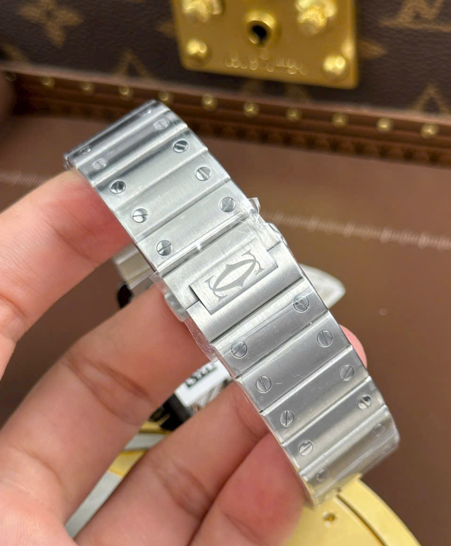 Santos De Cartier Skeleton Watch