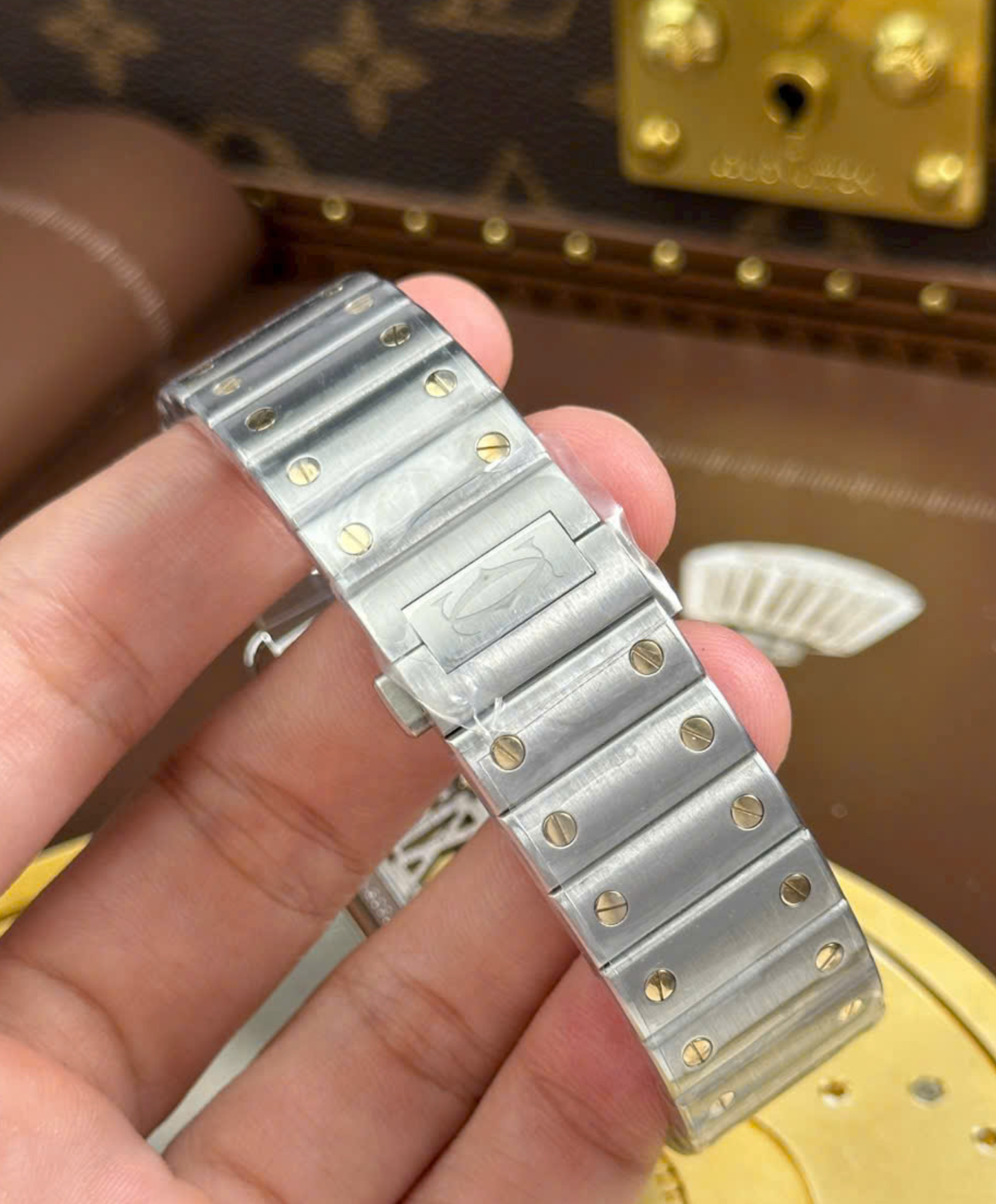 Santos De Cartier Skeleton Watch