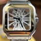 Santos De Cartier Skeleton Watch