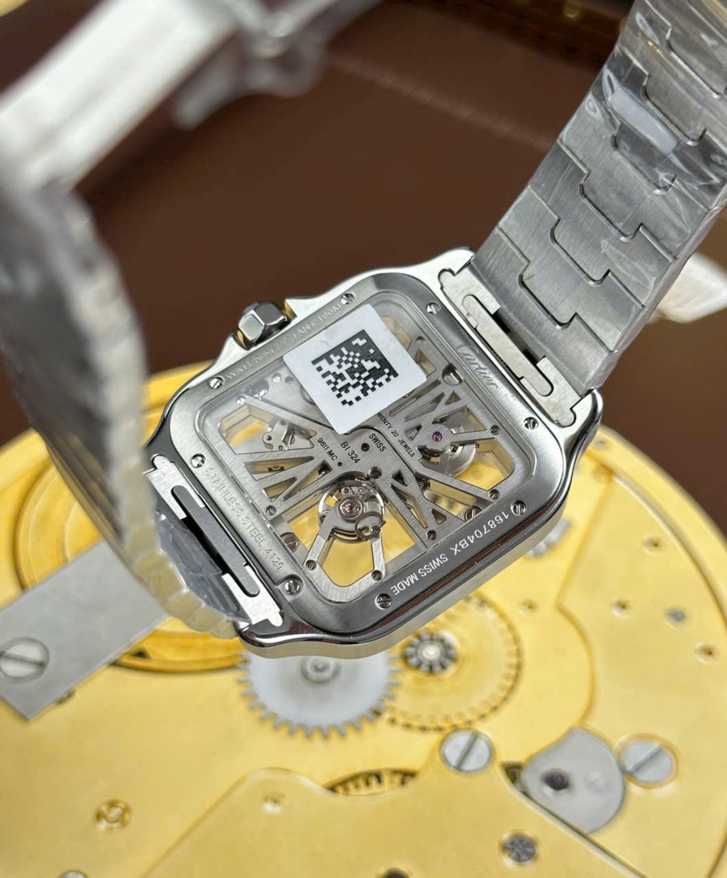 Santos De Cartier Skeleton Watch
