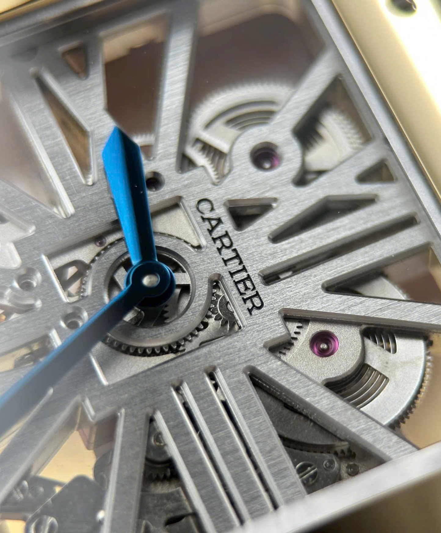 Santos De Cartier Skeleton Watch