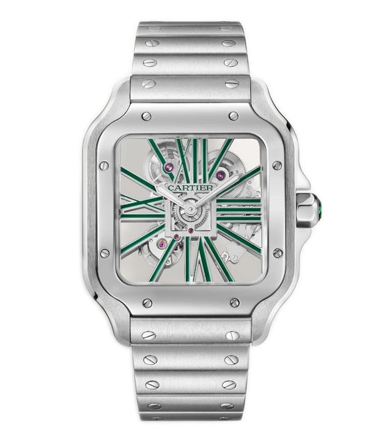 Santos De Cartier Skeleton Watch