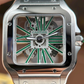 Santos De Cartier Skeleton Watch