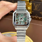 Santos De Cartier Skeleton Watch