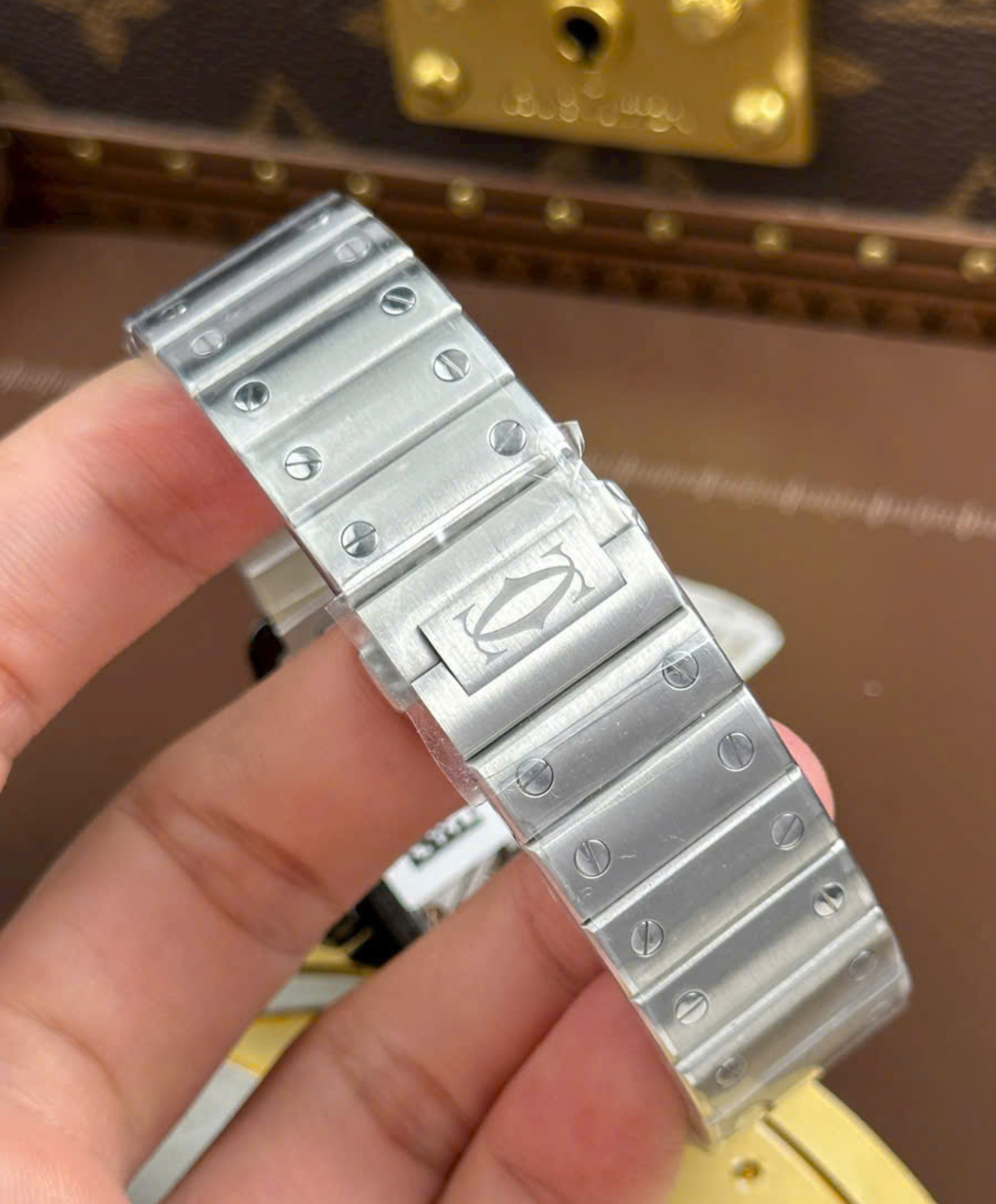 Santos De Cartier Skeleton Watch