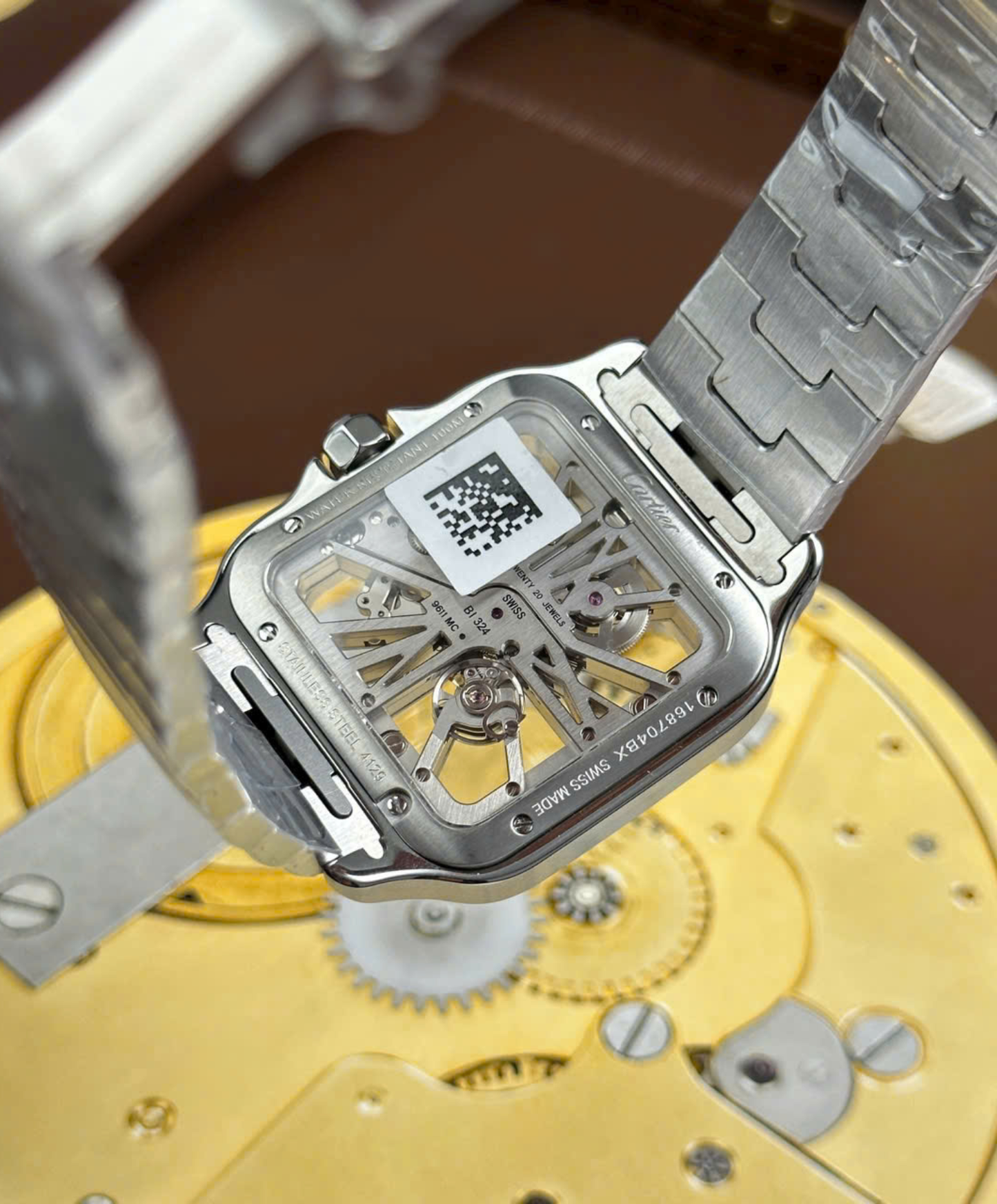 Santos De Cartier Skeleton Watch
