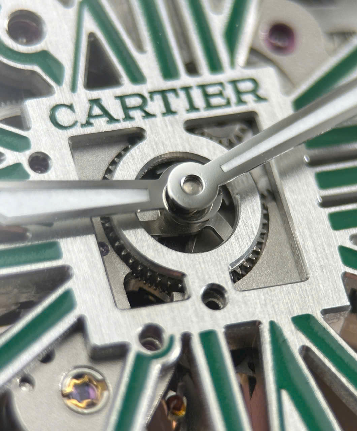 Santos De Cartier Skeleton Watch