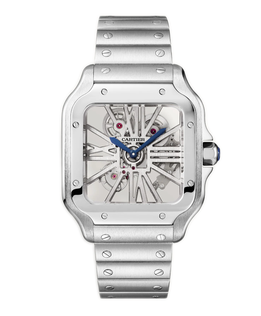 Santos De Cartier Skeleton Watch