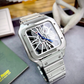 Santos De Cartier Skeleton Watch