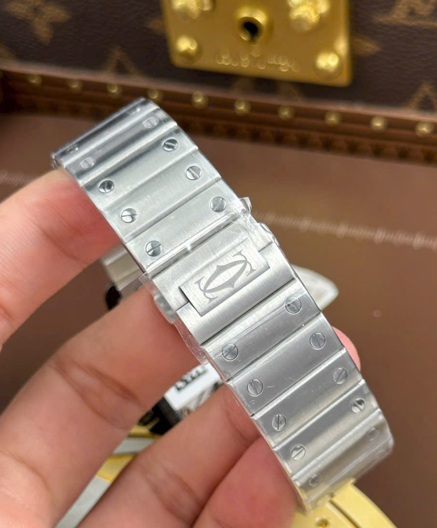 Santos De Cartier Skeleton Watch