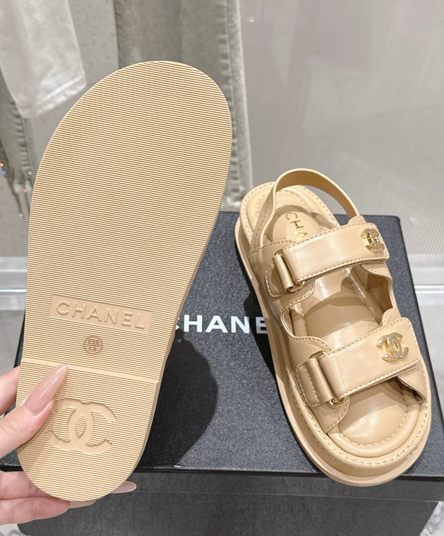 Chanel Platform Sandal