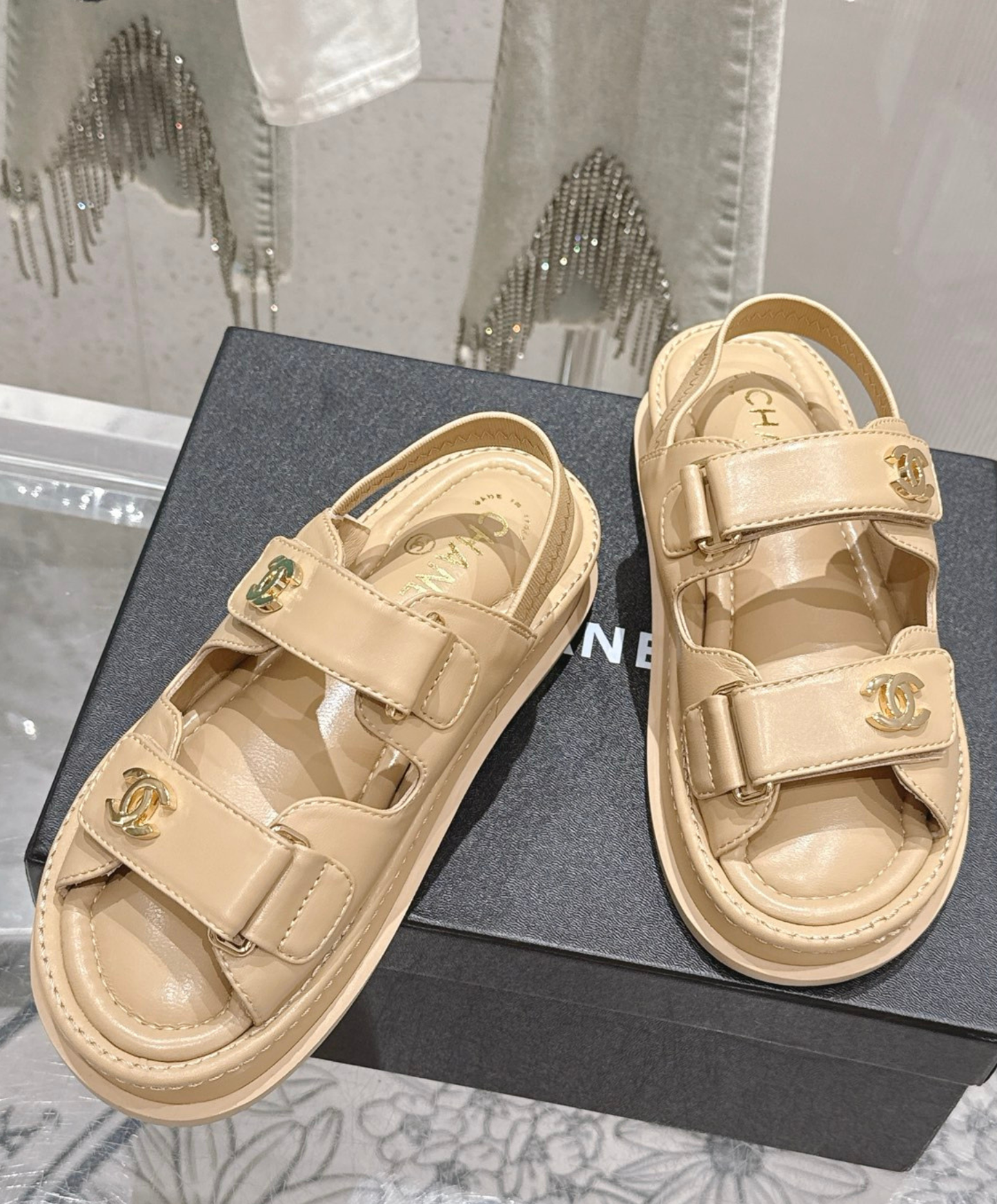 Chanel Platform Sandal