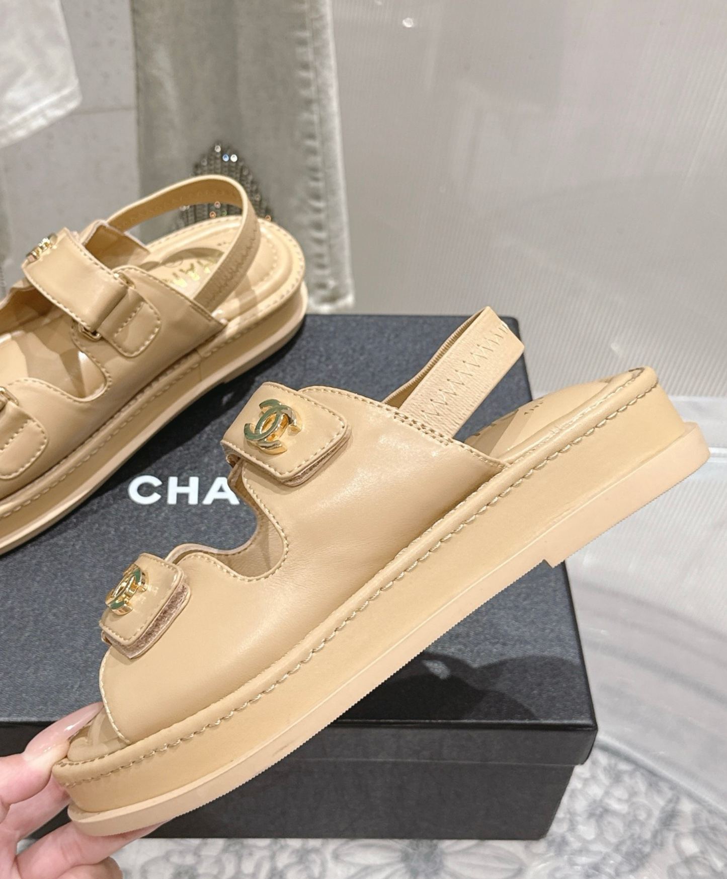 Chanel Platform Sandal