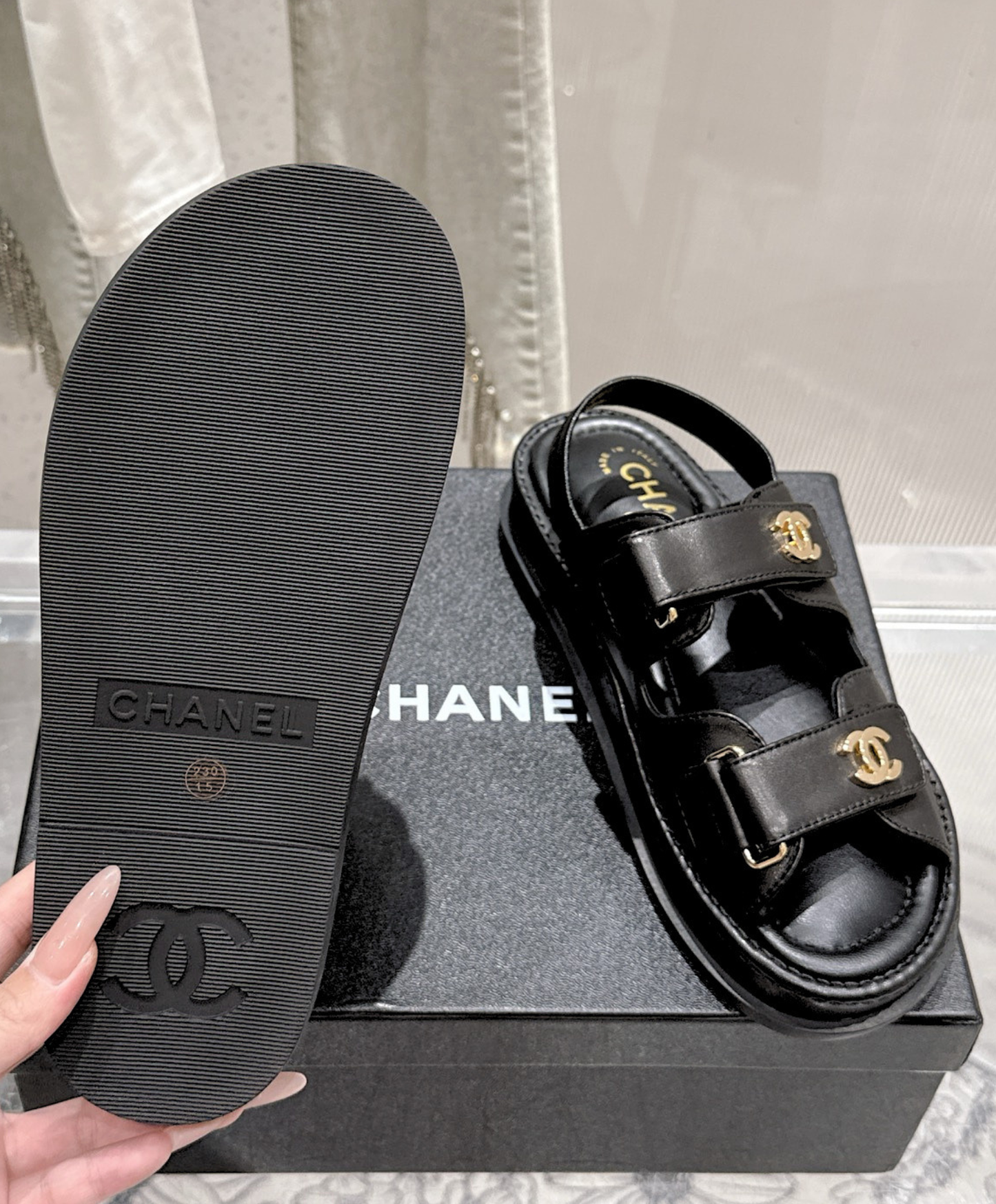 Chanel Platform Sandal