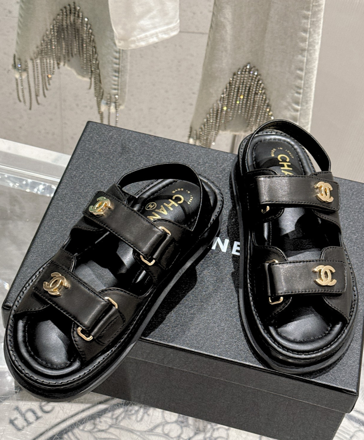 Chanel Platform Sandal