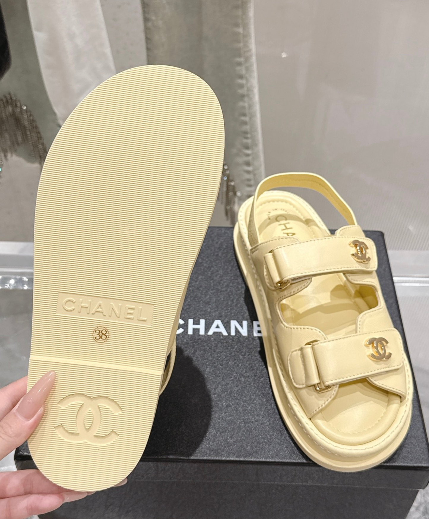 Chanel Platform Sandal