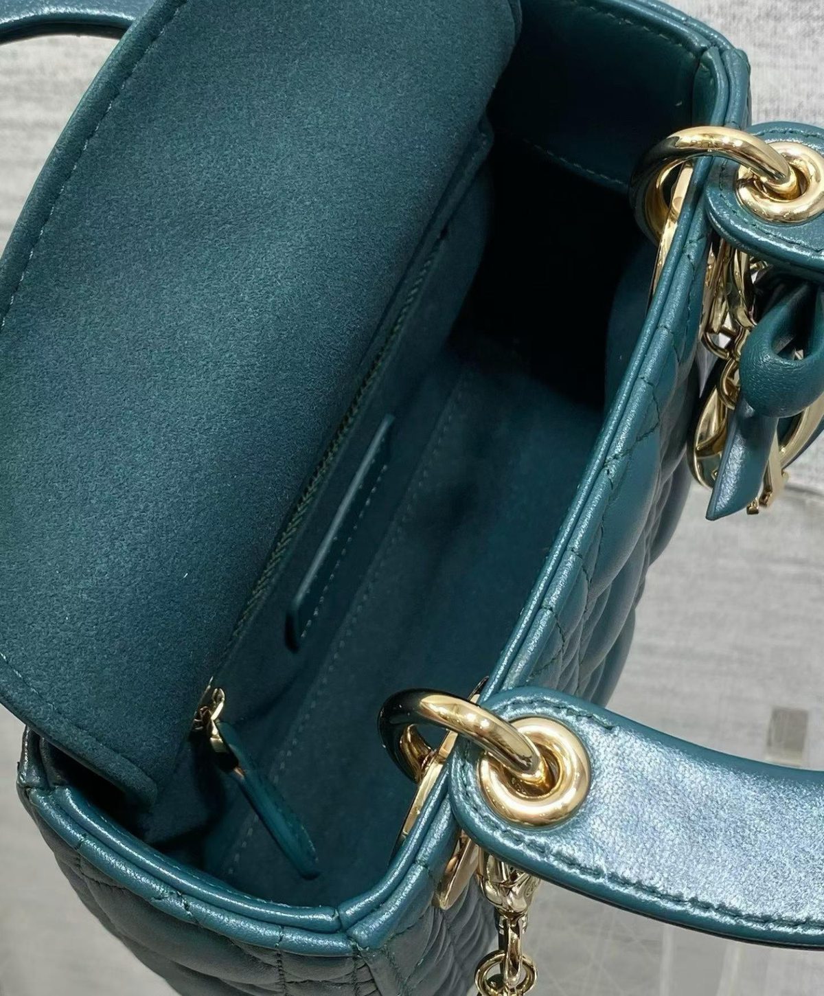 Small Lady Dior Bag With Strap
