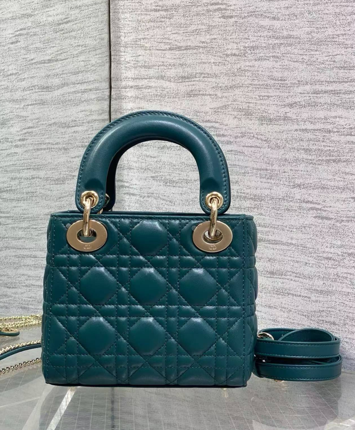 Small Lady Dior Bag With Strap