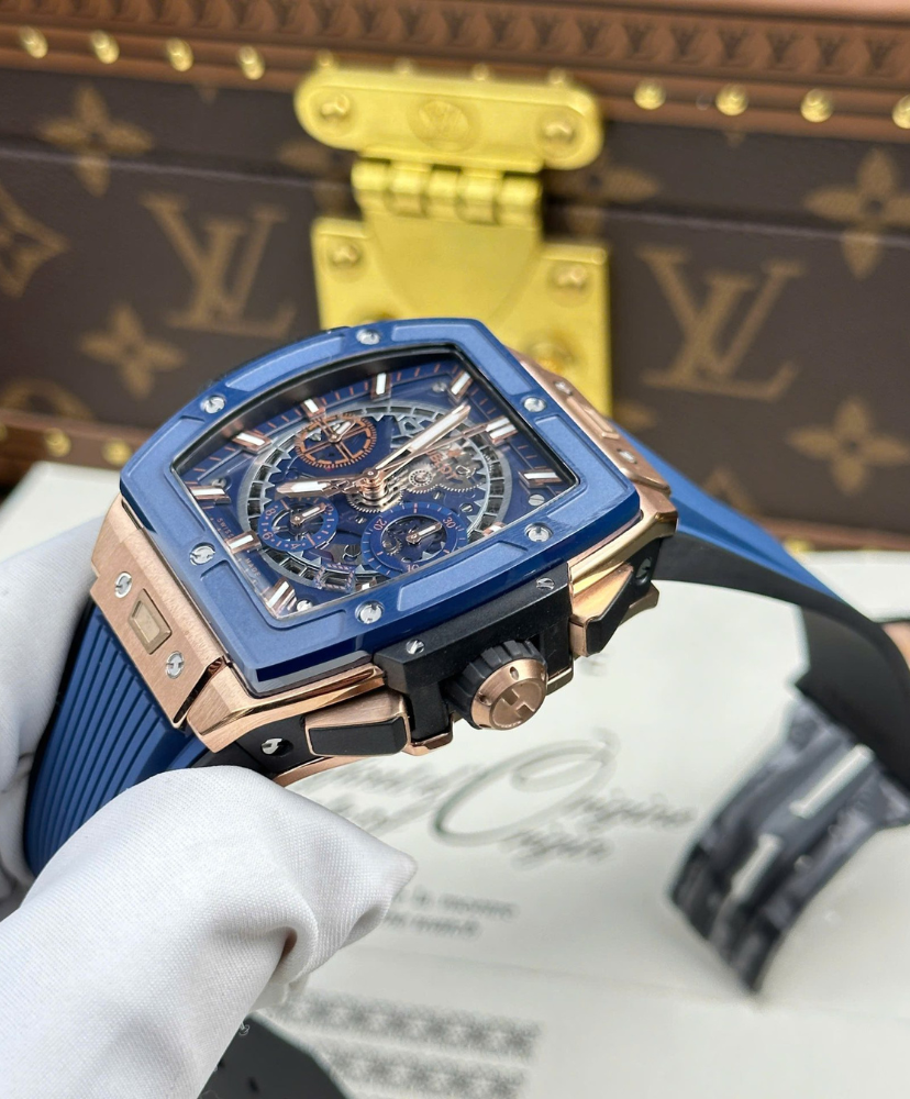 Spirit of Big Bang King Gold Blue Ceramic 42