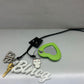 Le City Charm Heart in Black/Green