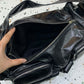Superbusy Large Cracked-Leather Tote Bag