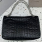 Large Monaco Chain-Strap Quilted Shoulder Bag