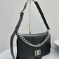 BB Soft Large Leather Shoulder Bag