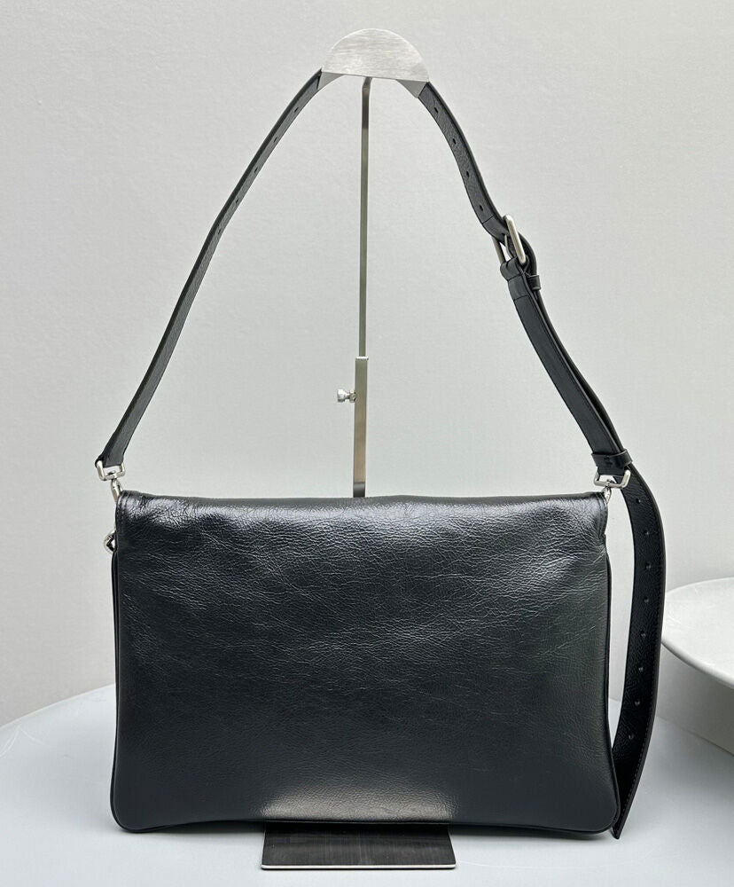 BB Soft Large Leather Shoulder Bag