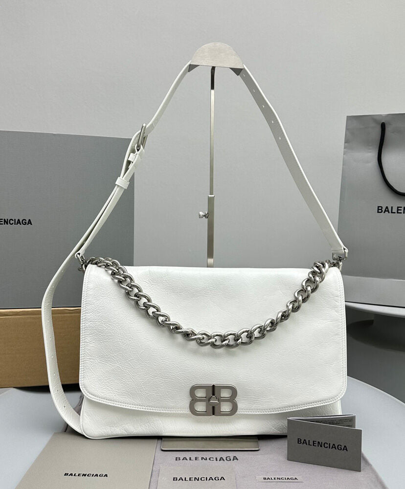 BB Leather Shoulder Bag