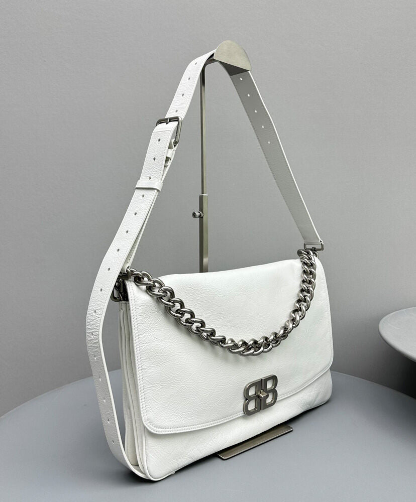 BB Leather Shoulder Bag